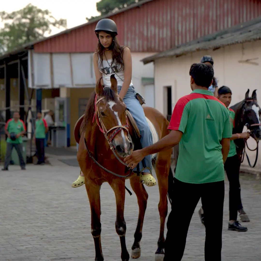 Horse riding experience at Aamby Valley City